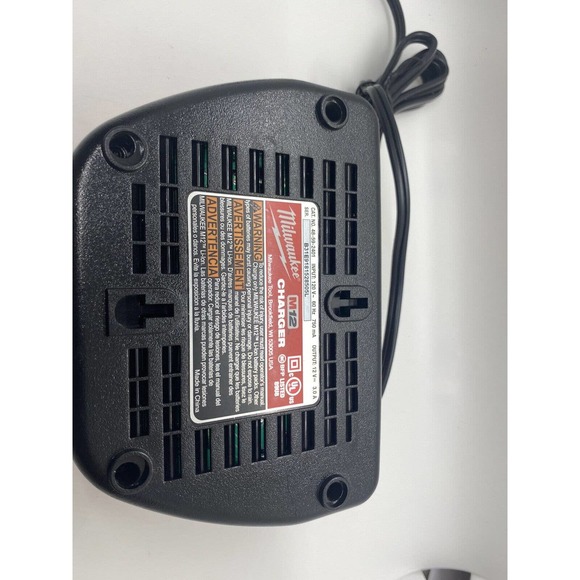 Milwaukee 48-59-2401 M12 12V 12 Volt Lithium Ion Battery Charger Genuine OEM - Picture 3 of 10